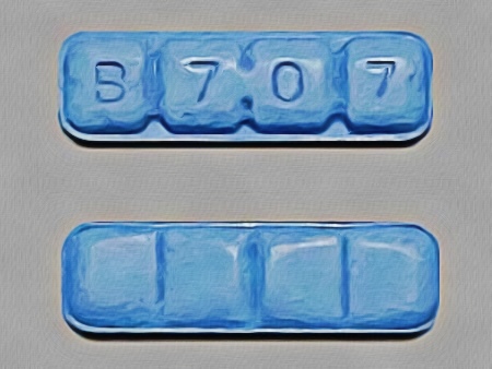 blue xanax bar